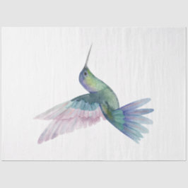 Tropical Bird Series : Hummingbird Seidenpapier