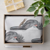 Tropical Bird Series: Palm Parrot Design 2 Seidenpapier (Geschenk)