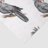 Tropical Bird Series: Palm Parrot Design 2 Seidenpapier (Ausschnitt)