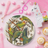 Tropical bird unique paper plates pappteller (Party)