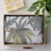 Tropical Birds Bold Illustration Seidenpapier (Geschenk)