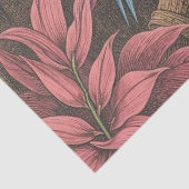 Tropical Birds Bold Illustration Seidenpapier (Detail)