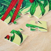 Tropical Birds Botanical Illustration Puzzle (Seite)