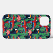 Tropical Birds in Bright Colors Case-Mate iPhone Hülle (Rückseite (Horizontal))