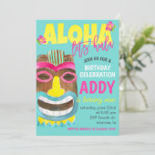 Tropical Birthday Party Invitation Einladung (Stehend Vorderseite)