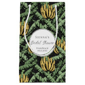 Tropical Black Banana Blätter Bachelorette Kleine Geschenktüte (Vorderseite)