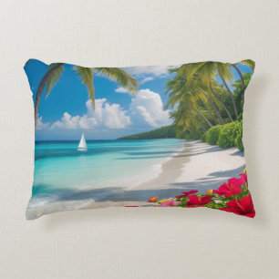 "Tropical Bliss Bloom Pillow Dekokissen