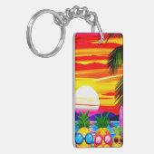 TROPICAL BLISS FOR PINEAPPLES FAMILY SCHLÜSSELANHÄNGER (Vorderseite links)