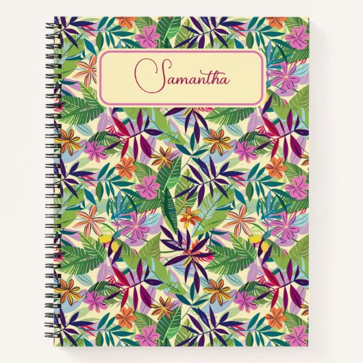 Tropical Bliss Spiral Notebook Notizblock (Vorderseite)