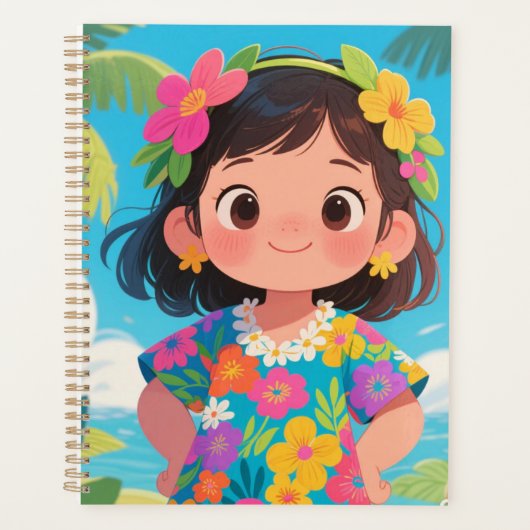 Tropical Bloom Dreams Planer (Vorderseite)