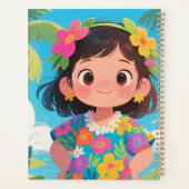 Tropical Bloom Dreams Planer (Rückseite)