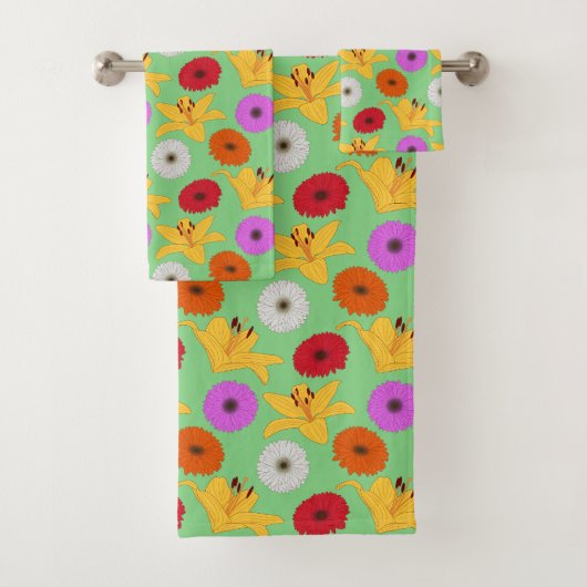 Tropical Blossom Badhandtuch Set (Insitu)