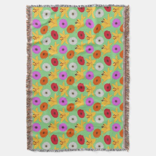 Tropical Blossom Decke (Vorderseite Vertikal)