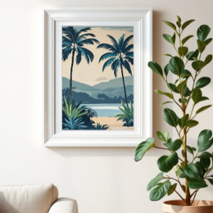 Tropical Blue 1 Print Fotodruck