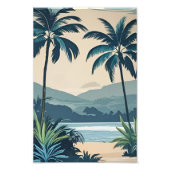 Tropical Blue 1 Print Fotodruck (Vorne)