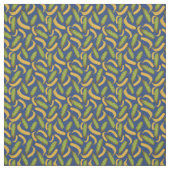 Tropical Blue Banana Leaf Muster Stoff (Muster)