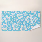 Tropical Blue Beach Blume Badehandtuch (Badehandtuch)