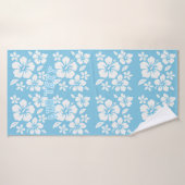 Tropical Blue Beach Blume Badehandtuch (Badehandtuch)