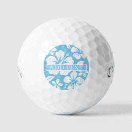 Tropical Blue Beach Blume Golfball