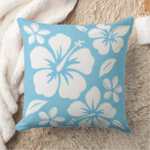 Tropical Blue Beach Blume Kissen (Decke)