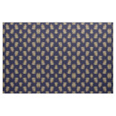 Tropical Blue Gold Palm Blätter Grüne Stoff (Yard (91,4 cm))