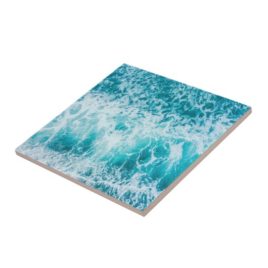 Tropical Blue Ocean Waves Fliese (Seite)