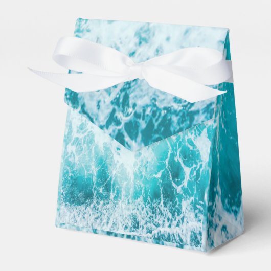Tropical Blue Ocean Waves Geschenkschachtel (Vorderseite)