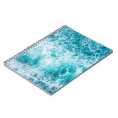 Tropical Blue Ocean Waves Notizblock (Linke Seite)