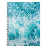 Tropical Blue Ocean Waves Notizblock (Vorderseite)