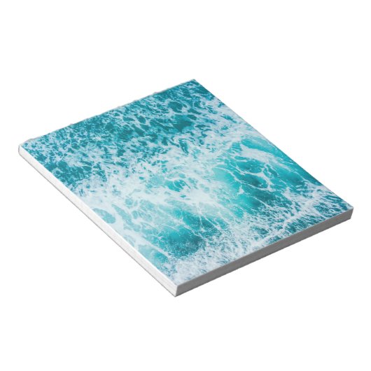 Tropical Blue Ocean Waves Notizblock (angewinkelt)