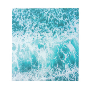 Tropical Blue Ocean Waves Notizblock
