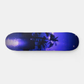 Tropical Blue Skateboard (Horizontal)
