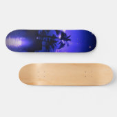 Tropical Blue Skateboard (Horizontal)