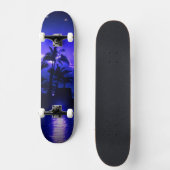 Tropical Blue Skateboard (Vorderseite)