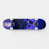 Tropical Blue Skateboard (Horizontal)