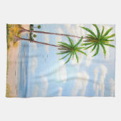 Tropical Blue Sky Geschirrtuch (Horizontal)