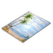 Tropical Blue Sky Notizblock (Linke Seite)