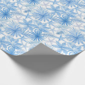 Tropical Blue Starfish Geschenkpapier (Ecke)