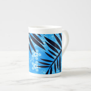 Tropical Blue Stars Porzellantasse