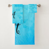 Tropical Blue Water Badehandtuch Set (Insitu)