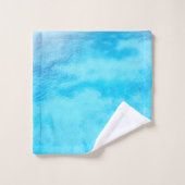 Tropical Blue Water Badehandtuch Set (Waschlappen)