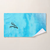 Tropical Blue Water Badehandtuch Set (Handtuch)