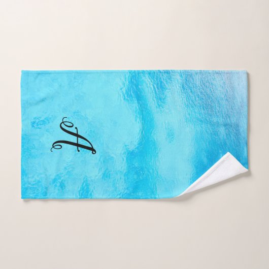 Tropical Blue Water Badehandtuch Set (Handtuch)