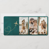 Tropical Boarding Pass Destination Plane Ticket (Rückseite)