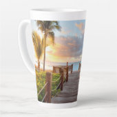 Tropical boardwalk Latte Mug 17oz Milchtasse (Linke Ecke)