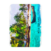 Tropical Bocas del Toro Panama Magnet (Vertikal)