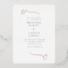 Tropical Boho Moderne Highlights Folieneinladung