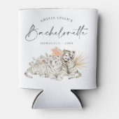 Tropical Boho Tigers Bachelorette Trauzeugin Dosenkühler (Vorderseite)