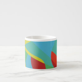 Tropical Bold Shapes Espresso Mug Espressotasse