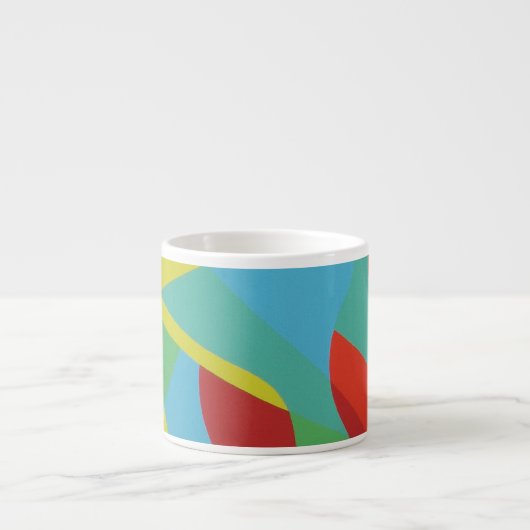 Tropical Bold Shapes Espresso Mug Espressotasse (Vorderseite)